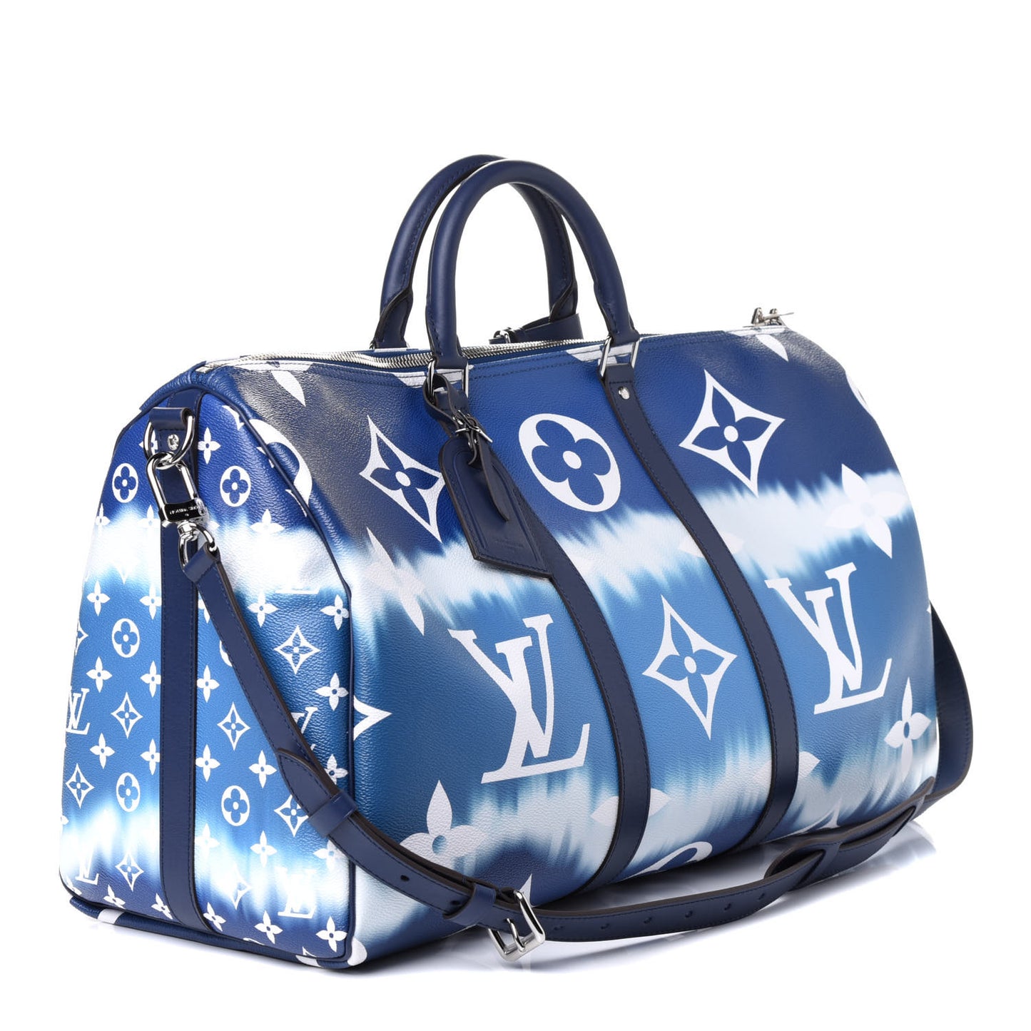 Monogram Escale Keepall Bandouliere 50 Blue