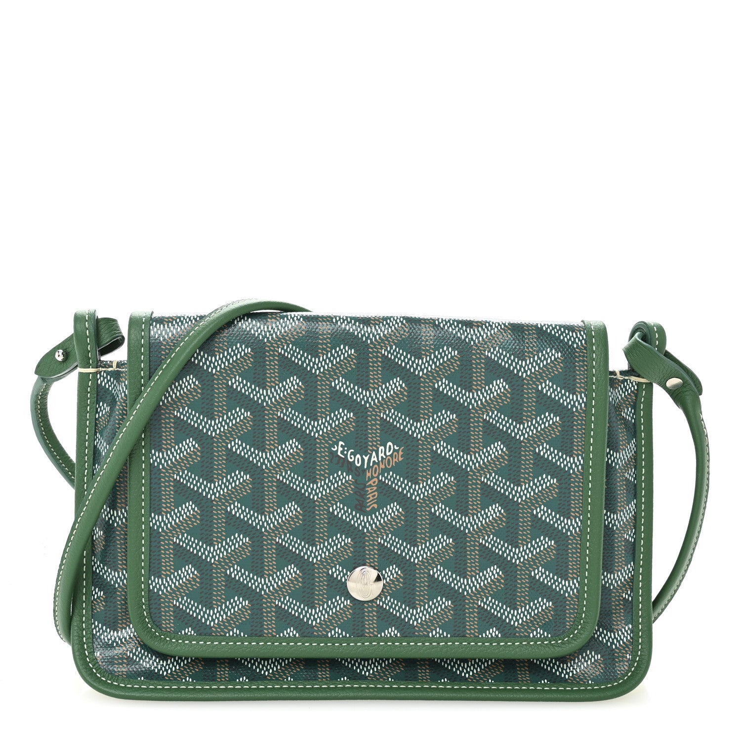 Goyard Goyardine Plumet Wallet Clutch Green 1 of 11