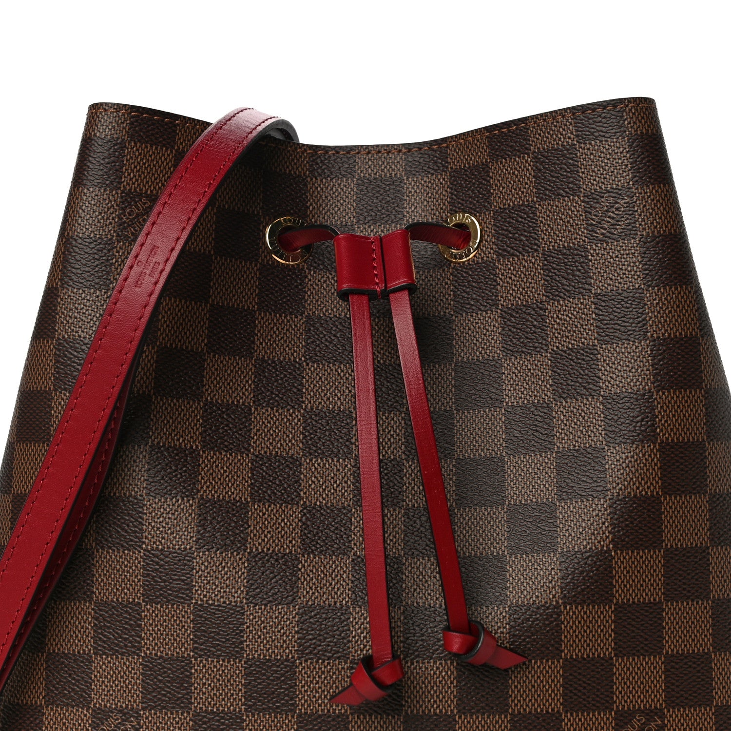 Louis Vuitton Damier Ebene Neonoe MM Cherry Berry 6 of 9