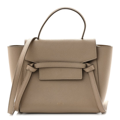 Celine Grained Calfskin Nano Belt Bag Light Taupe 1 of 10