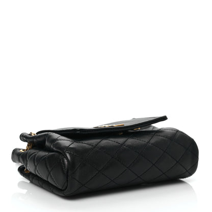 Saint Laurent Lambskin Quilted Monogram Mini Nolita Black 3 of 6