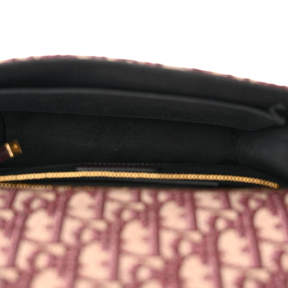 Christian Dior Oblique 30 Montaigne Flap Bag Burgundy 5 of 10