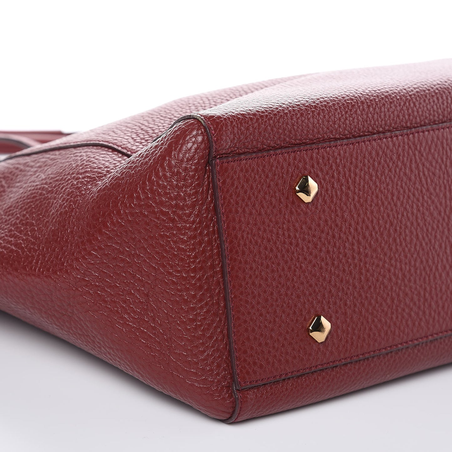 Grained Calfskin Medium Reversible Wandel Tote Ruby