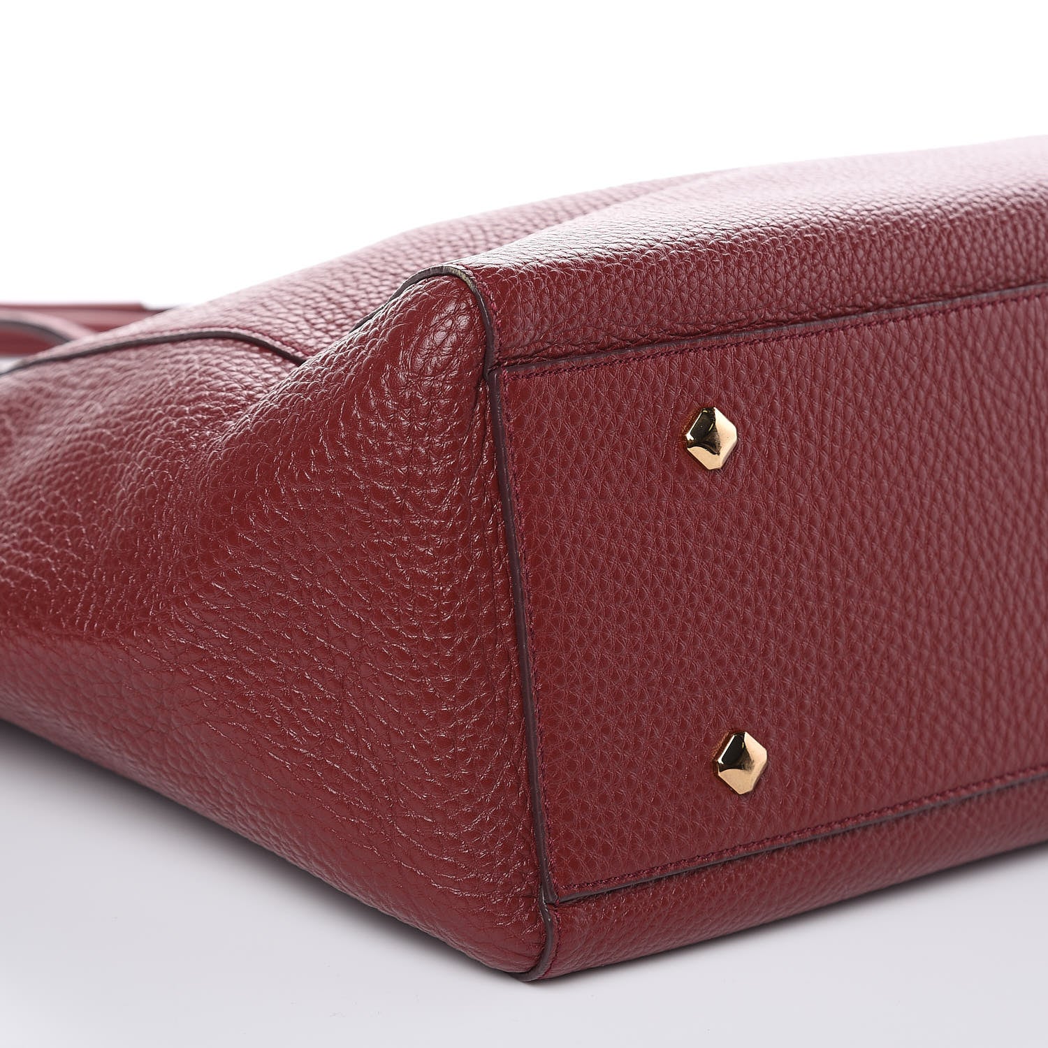 MCM Grained Calfskin Medium Reversible Wandel Tote Ruby 10 of 13