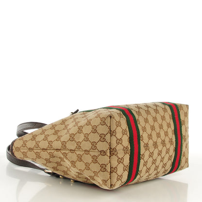 Gucci Monogram Medium Jolicoeur Tote Dark Brown 5 of 10
