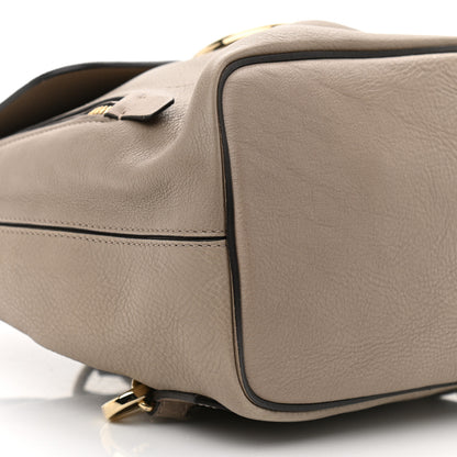 Chloe Suede Calfskin Small Faye Backpack Motty Grey 9 of 10