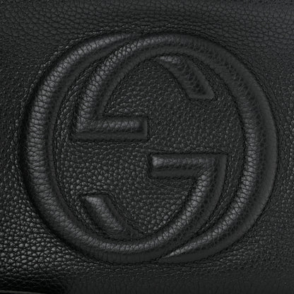Gucci Pebbled Calfskin Small Soho Disco Bag Black 8 of 11