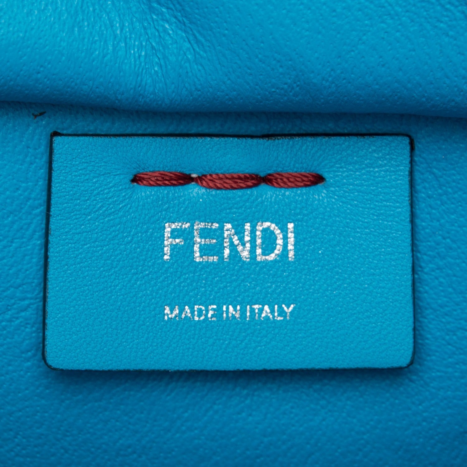 Fendi Vitello Dolce Shiny Nappa Petite 3Jours Tote Mattone Maldives 6 of 7