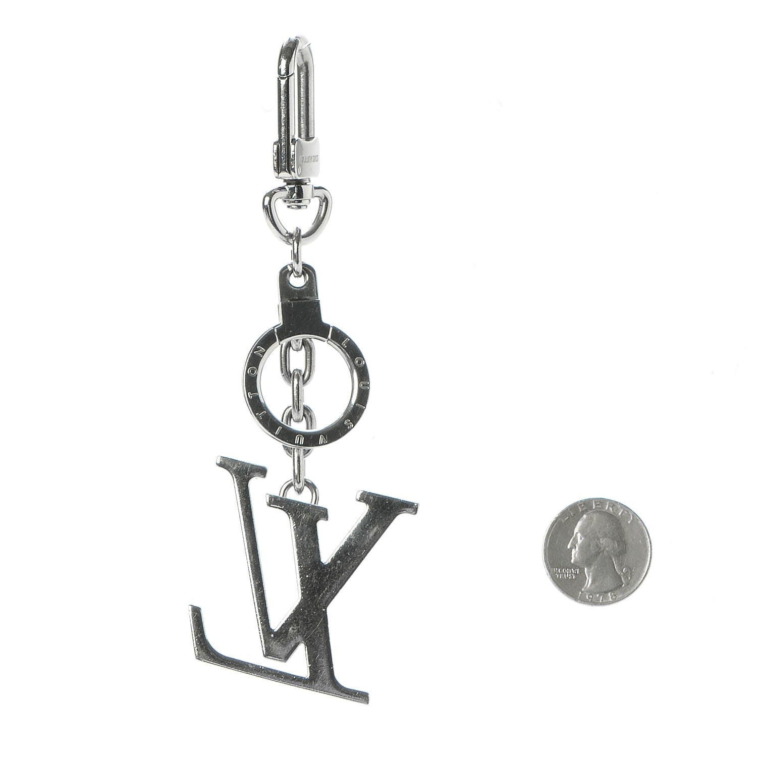 Louis Vuitton LV Initials Key Holder Silver 2 of 3