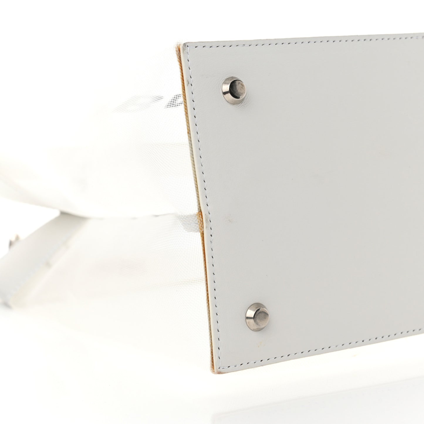 Mesh Medium Duty Free Tote White