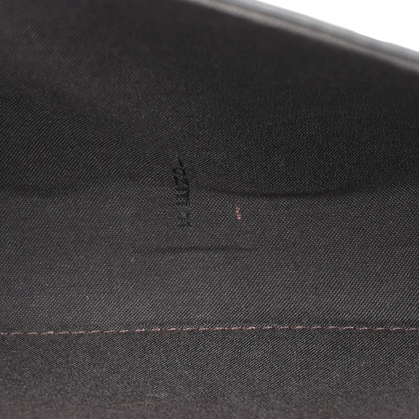 Vitello Soft F is Fendi Bi-Color FF 1974 Embossed Envelope Wallet On Chain with Pouches Maya Black