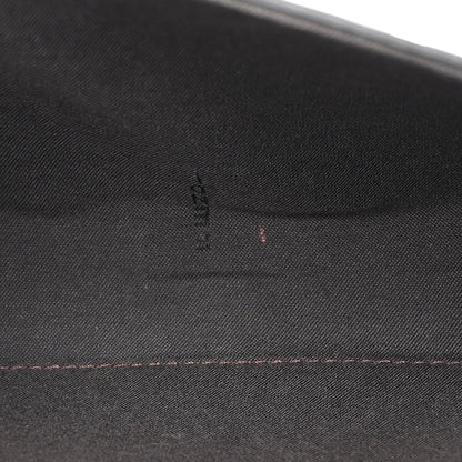 Fendi Vitello Soft F is Fendi Bi-Color FF 1974 Embossed Envelope Wallet On Chain with Pouches Maya Black 6 of 16