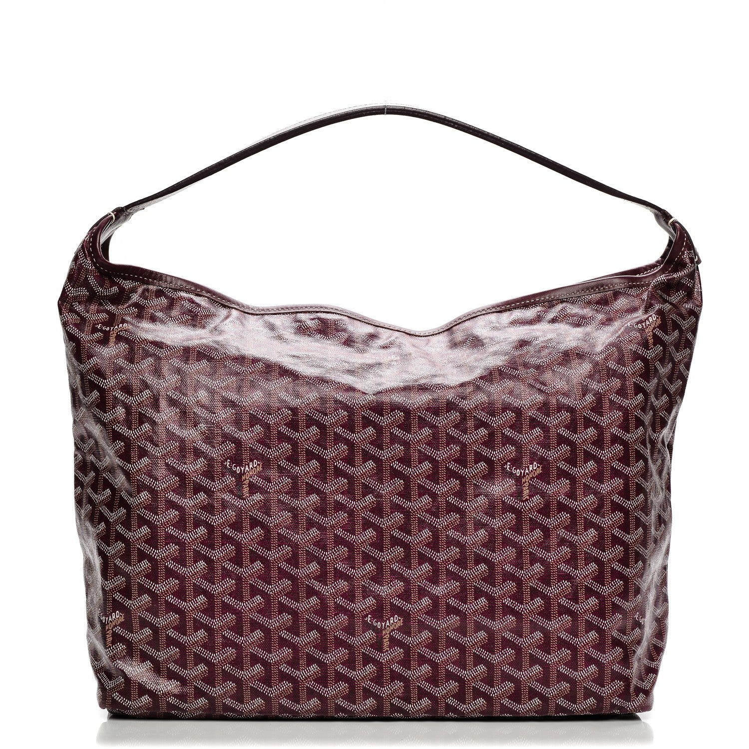 Goyard Goyardine Fidji Zip Hobo Burgundy 1 of 10