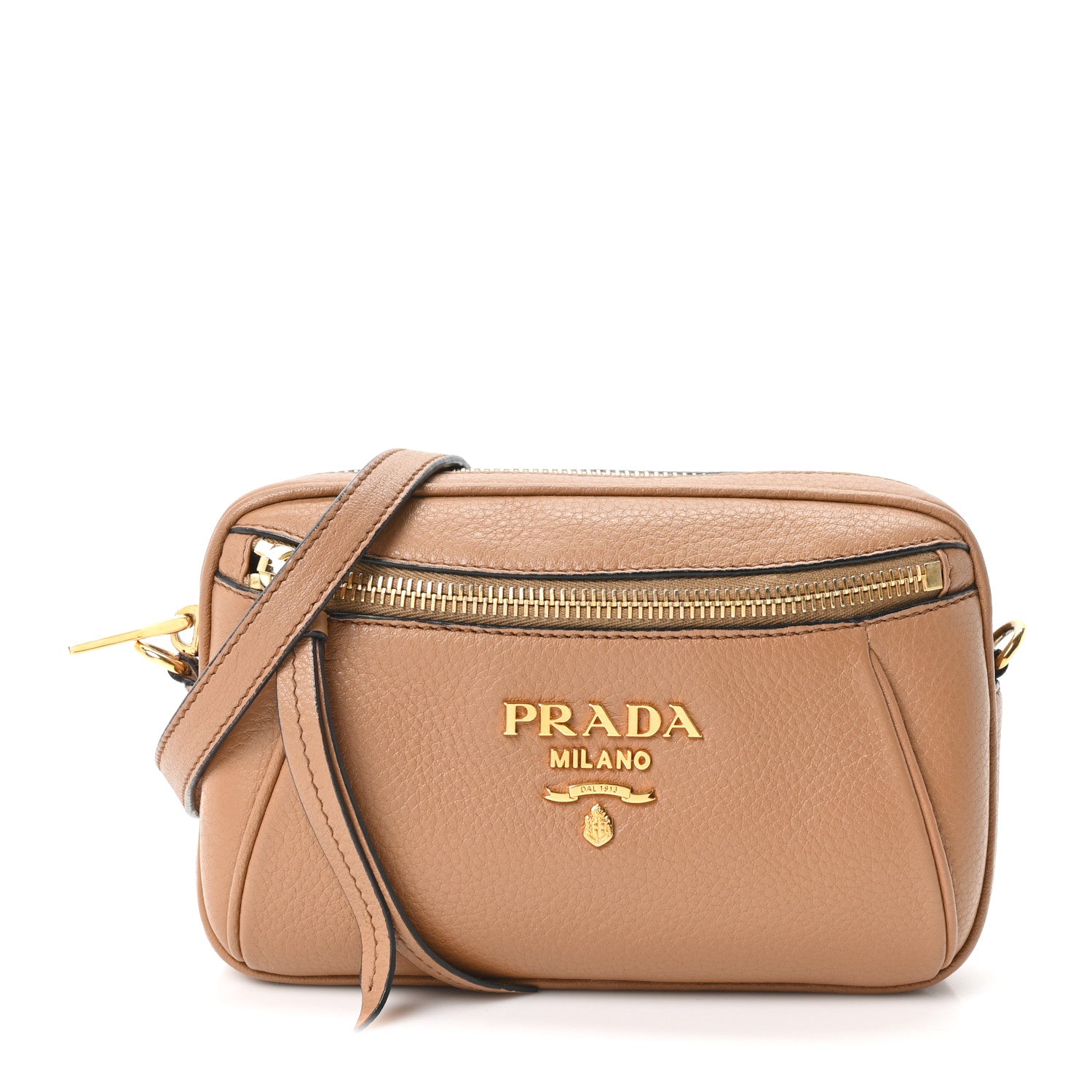 Prada Vitello Daino Belt Bag Caramel 1 of 9