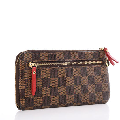 Louis Vuitton Damier Ebene Complice Trunks and Bags Wallet Red 3 of 6