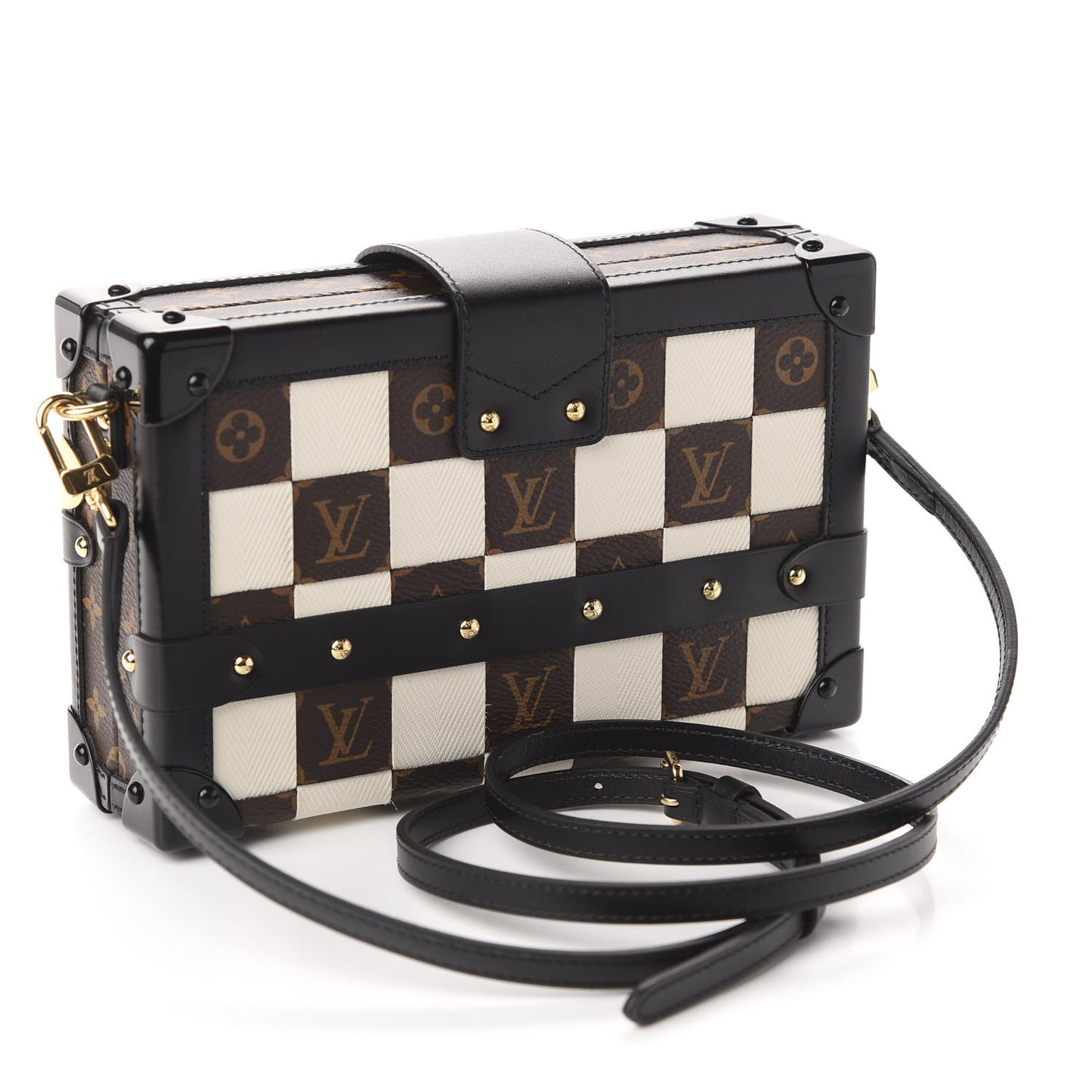 Monogram Tressage Petite Malle Creme