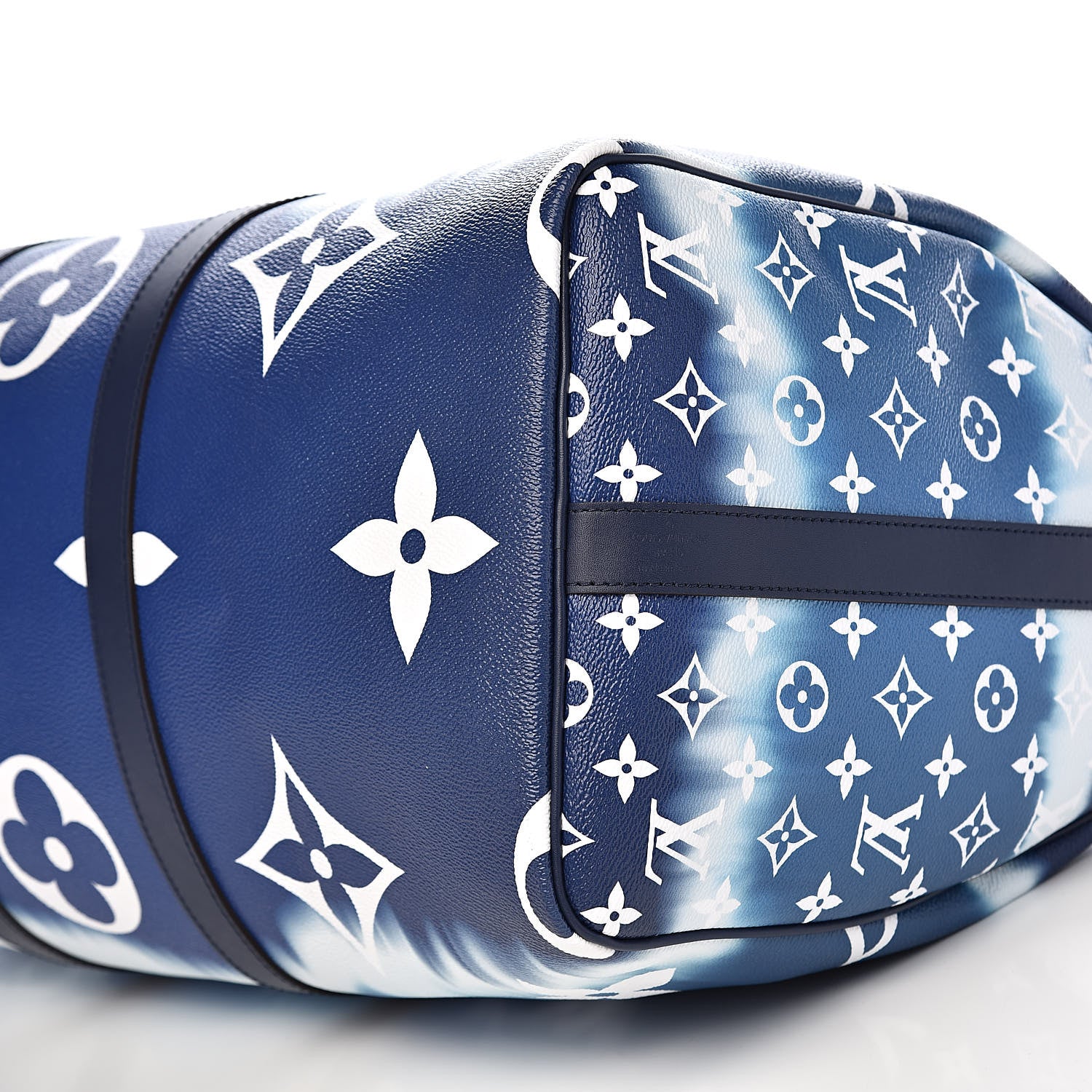 Louis Vuitton Monogram Escale Keepall Bandouliere 50 Blue 10 of 11