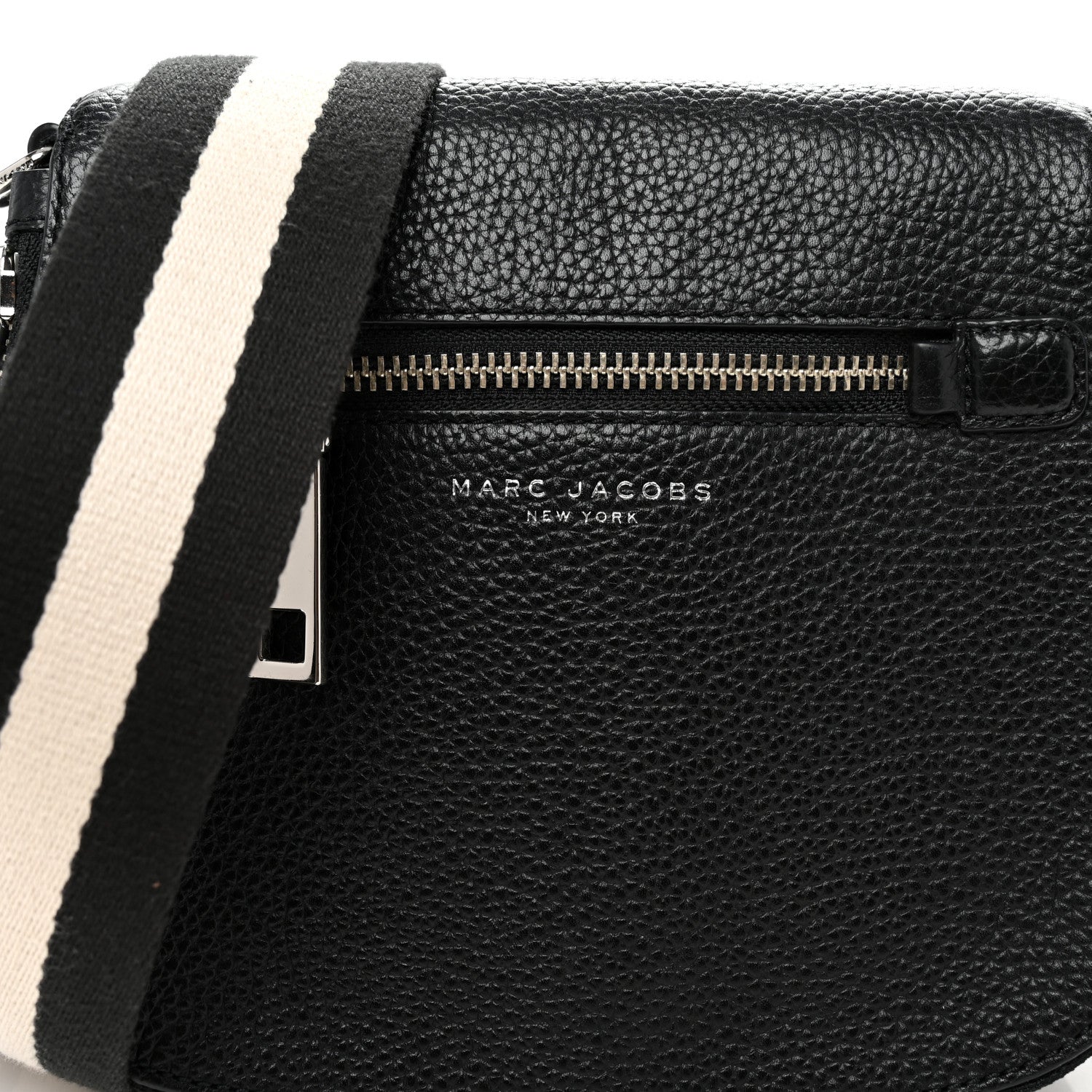 Marc Jacobs Pebbled Calfskin Recruit Nomad Crossbody Black 8 of 10