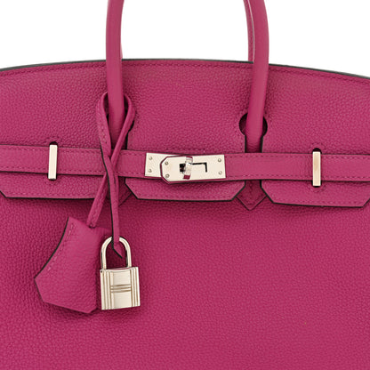 Hermes Togo Birkin 25 Rose Pourpre 8 of 11