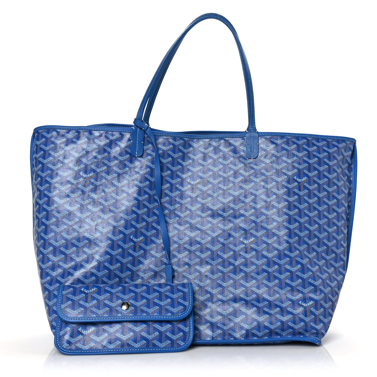 Goyardine Reversible Anjou GM Sky Blue