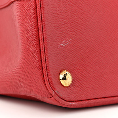 Prada Saffiano Lux Extra Large Galleria Double Zip Tote Fuoco 11 of 14