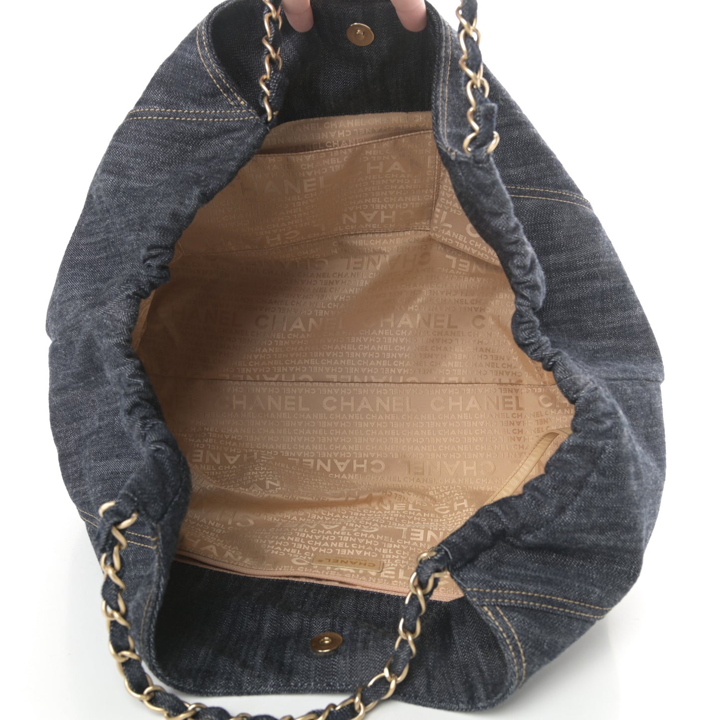 Denim XL Coco Cabas Tote Blue
