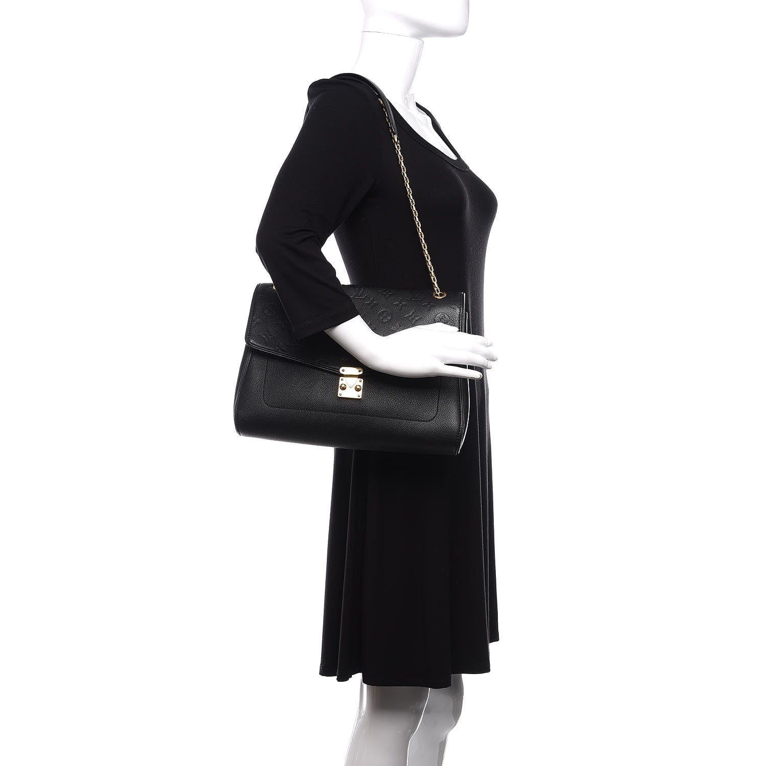 Louis Vuitton Empreinte Saint Germain MM Black 2 of 11