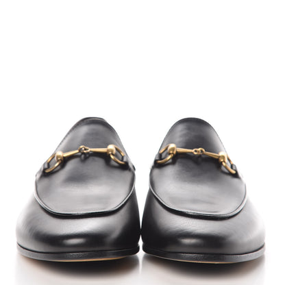 Gucci Calfskin Womens Jordaan Loafers 40.5 Black 2 of 9