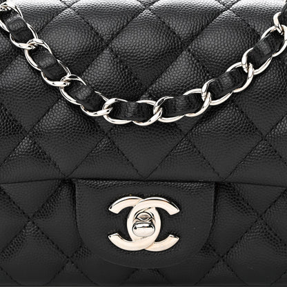 Chanel Caviar Quilted Mini Rectangular Flap Black 8 of 11