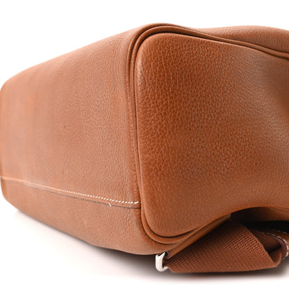 Hermes Natural Barenia Faubourg Hac A Dos GM Backpack Fauve 19 of 19