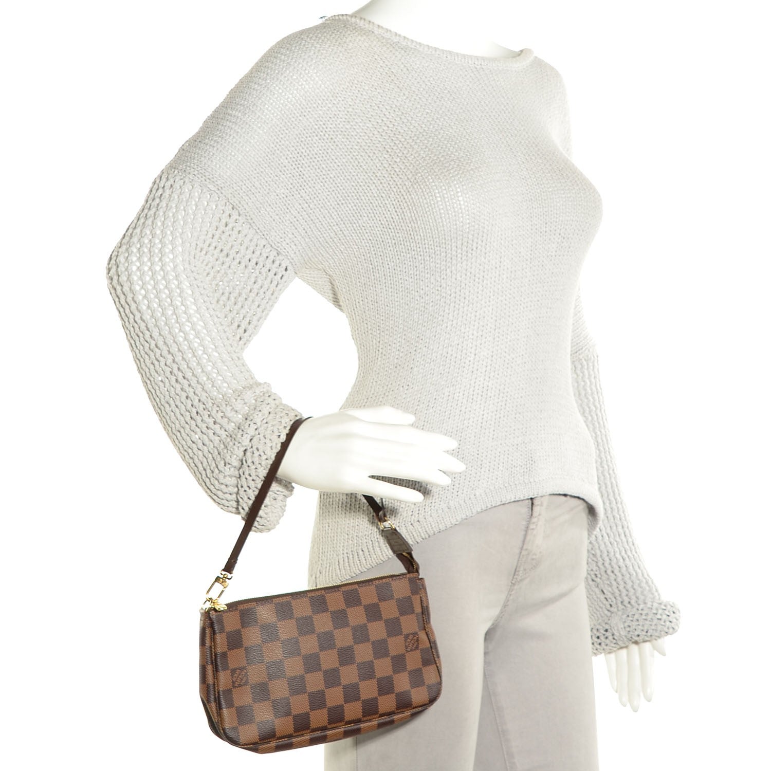 Louis Vuitton Damier Ebene Pochette Accessories 4 of 14