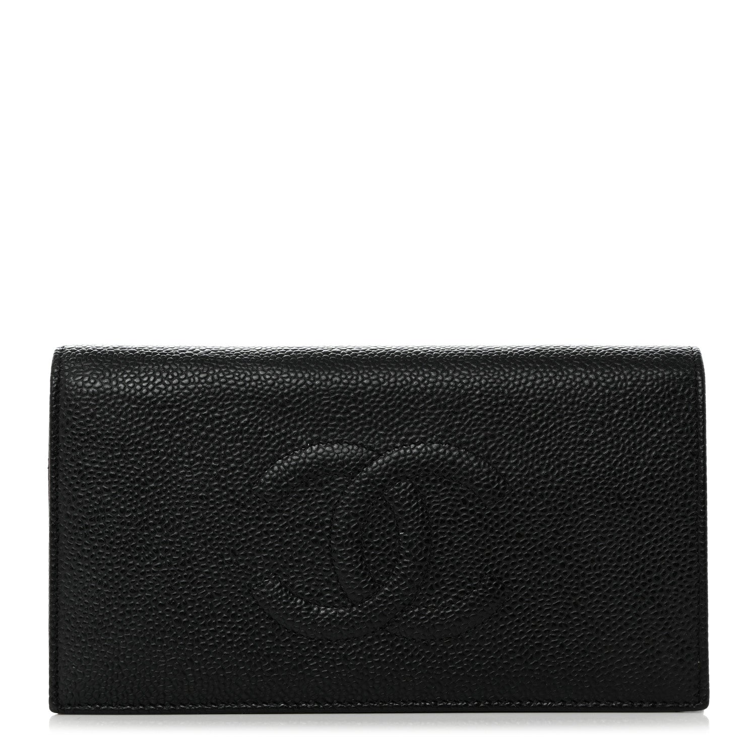 Chanel Caviar Timeless CC Yen Wallet Black 1 of 9
