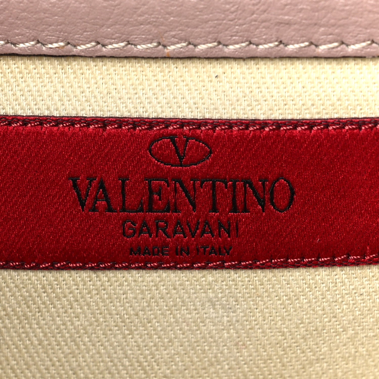 Valentino Garavani Vitello Small Glam Lock Rockstud Flap Poudre 11 of 11