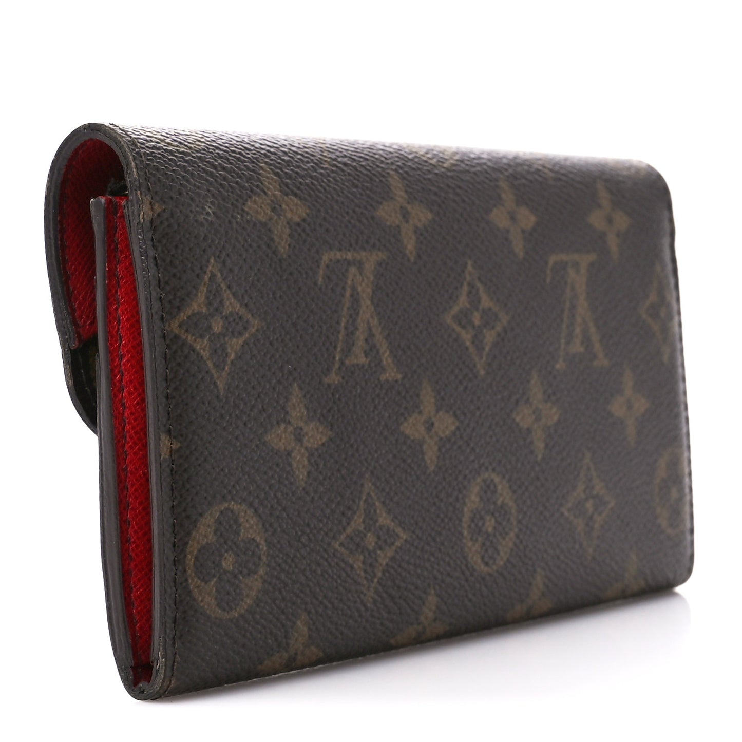 Monogram Emilie Wallet Rouge