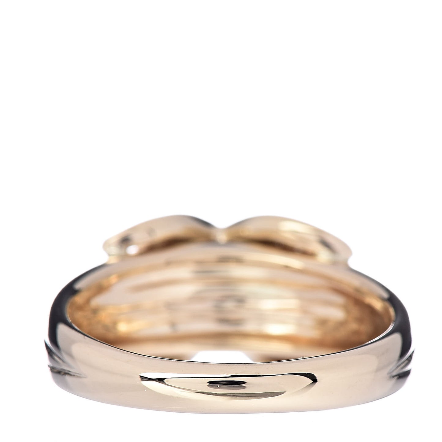 18K Yellow Gold Diamond Signature X Ring 53 6.25