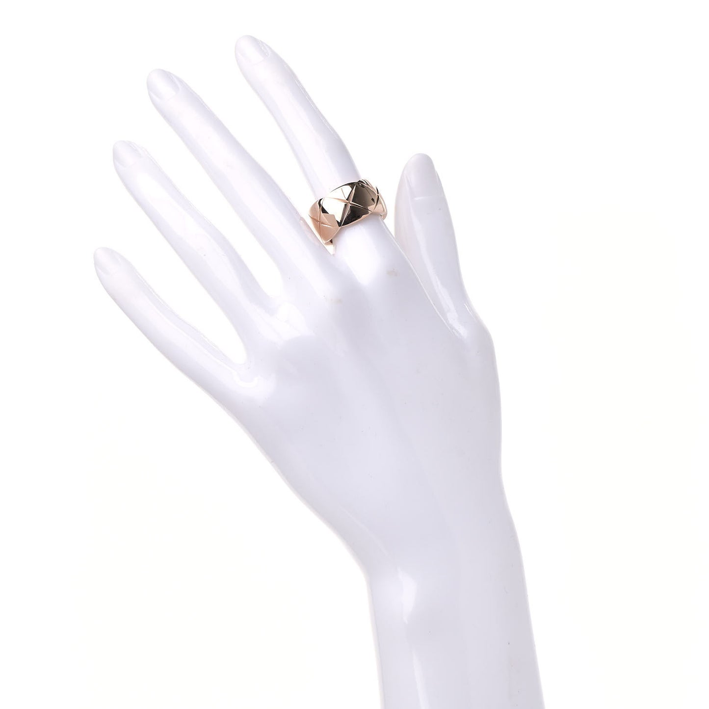 18K Beige Gold Large Coco Crush Ring 50 5.25