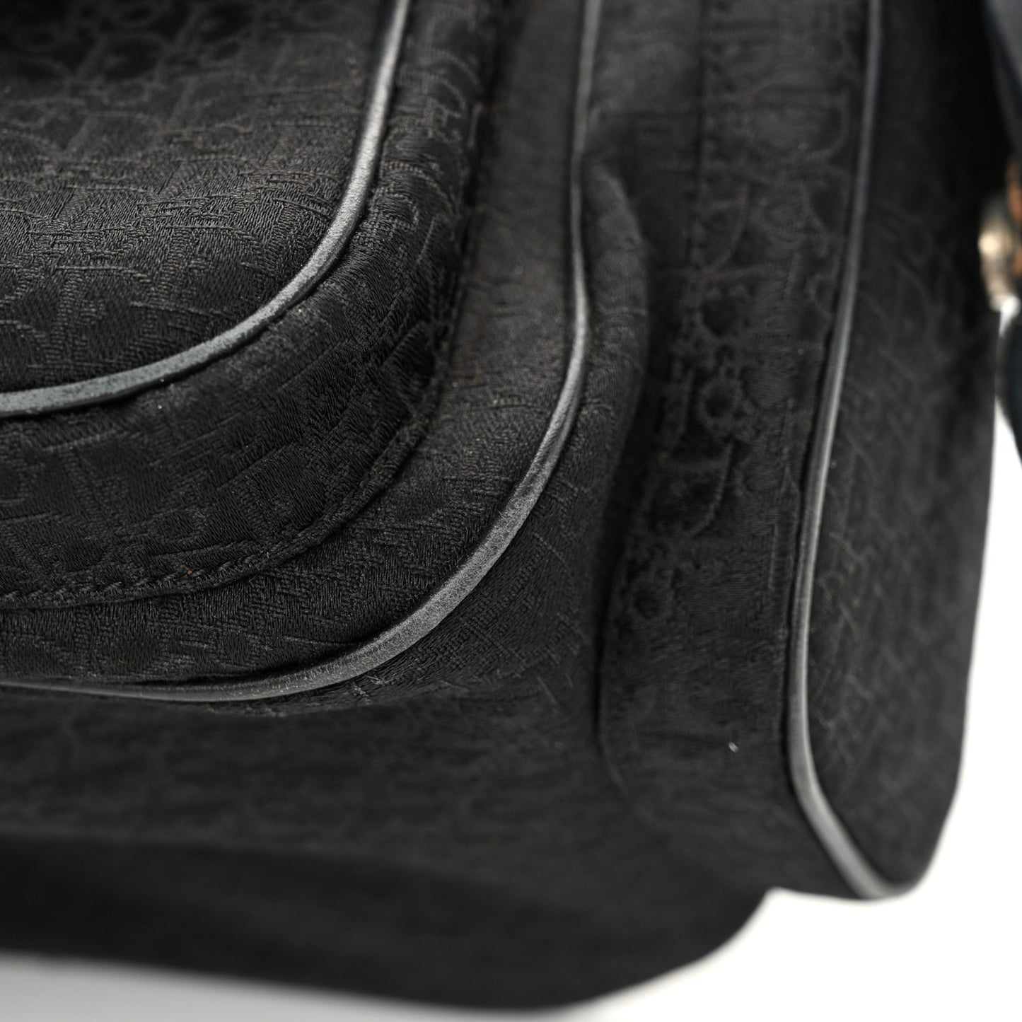 Monogram Pocket Satchel Black