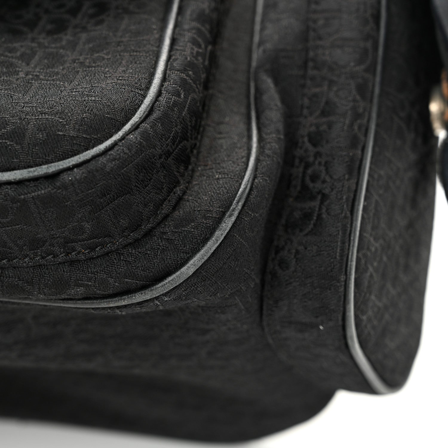 Christian Dior Monogram Pocket Satchel Black 16 of 17