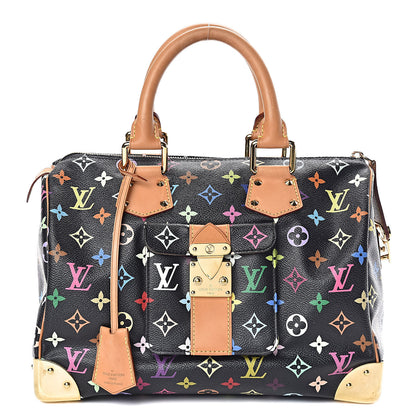Louis Vuitton Monogram Multicolor Speedy 30 Black 1 of 9