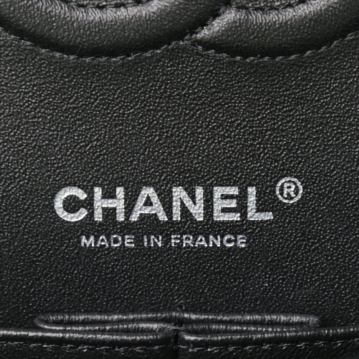 Denim Medium Double Flap Black