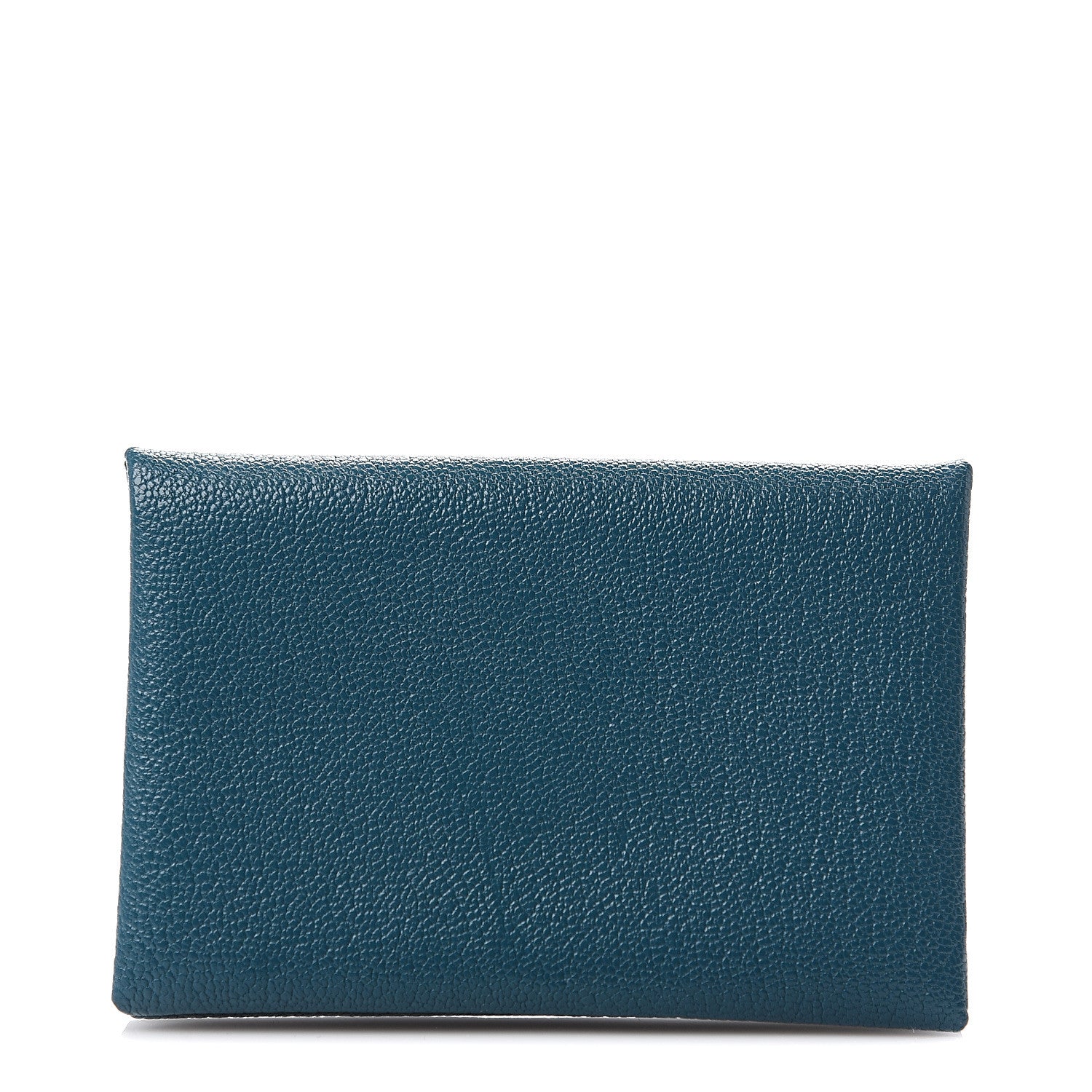 Hermes Chevre Mysore Calvi Card Case Vert Bosphore 1 of 7