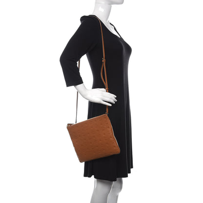 MCM Calfskin Ottomar Crossbody Pouch Cognac 2 of 11