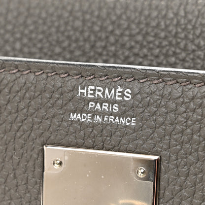 Hermes Togo Kelly Retourne 28 Etain 6 of 13