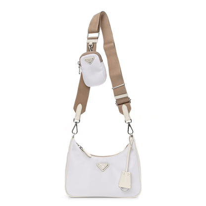 Prada Nylon Re-Edition 2005 Shoulder Bag White 1 of 11