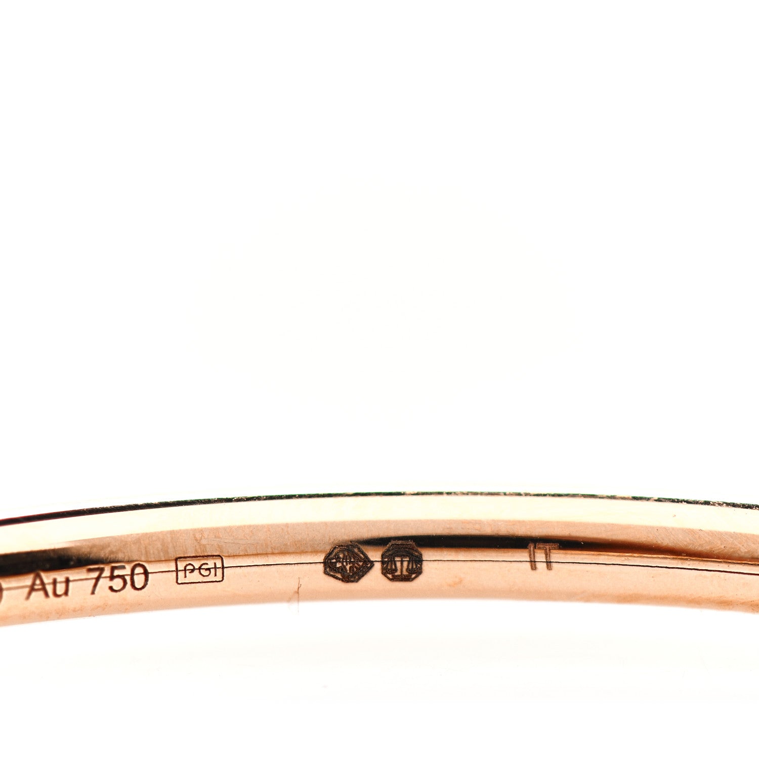 Cartier 18K Pink Gold Diamond Small Juste Un Clou Bracelet 15 5 of 6