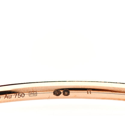 Cartier 18K Pink Gold Diamond Small Juste Un Clou Bracelet 15 5 of 6