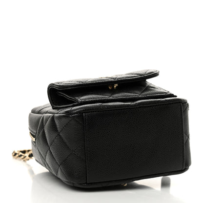 Chanel Caviar Quilted CC Mini Classic Backpack Black 4 of 11