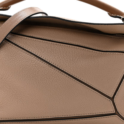 Loewe Grained Calfskin Small Puzzle Bag Sand Mink 7 of 9