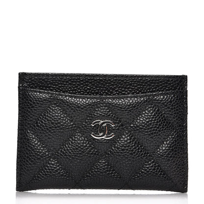 Chanel Caviar Quilted Card Holder Black 1 of 9