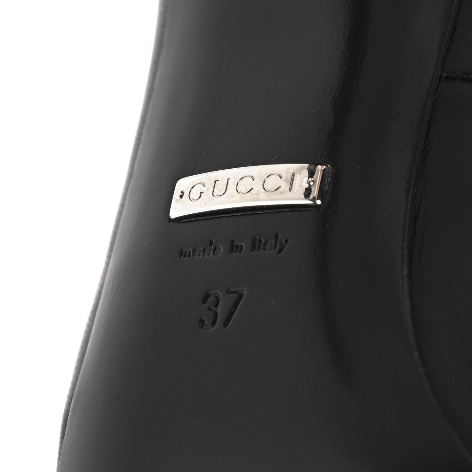 Gucci Malaga Kid GG 95mm Pumps 37 Black 8 of 10
